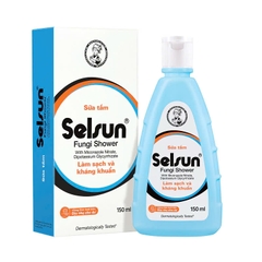 Sữa tắm làm sạch, kháng khuẩn và giảm ngứa Selsun Fungi Shower 150ml