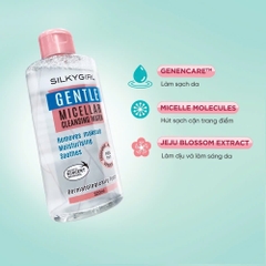 Nước tẩy trang dịu nhẹ Silkygirl Gentle Micellar Cleansing Water /320ML