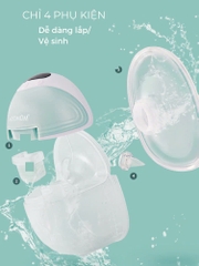 Máy Hút Sữa Đơn Không Dây Cao Cấp MOOIMOM M3, Nhỏ Gọn Siêu Nhẹ,Tiếng Ồn Thấp, Hút Êm Ái,