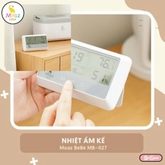 Nhiệt ẩm kế, nhiệt kế đo nhiệt độ, đo độ ẩm, thông tin thời tiết moaz bebe MB027