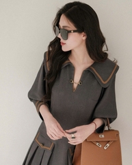 Váy Silas Dập Nổi Hoa 3D Lót Lụa (mẫu mới) thương hiệu H'allure