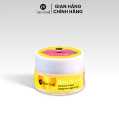 Combo Muối tắm BareSoul Free & Body Hair Scrub 330g + Mặt nạ ngủ cho môi kiêm son dưỡng Baresoul Lip Butter 10g