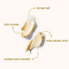 Combo Muối tắm BareSoul Free & Body Hair Scrub 330g + Mặt nạ ngủ cho môi kiêm son dưỡng Baresoul Lip Butter 10g