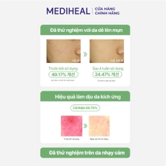 Hộp 100 miếng toner pad Mediheal giúp làm dịu da mụn, cân bằng da Teatree Trouble Pad 180ml
