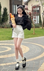Áo Tay Dài Cổ Bèo Thương Hiệu EllyClothing