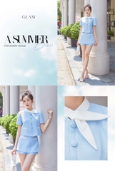 Áo Croptop Kiểu Thương Hiệu GLAM