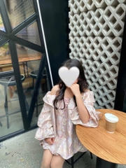 Đầm GấmTay Phồng