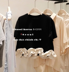 Áo phông viền bèo order Korea