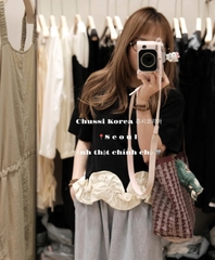 Áo phông viền bèo order Korea