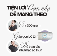 Địu Vải Em Bé Sling Dễ Địu Êm Vai An Toàn Cho Bé Sơ Sinh 0 - 24 Tháng