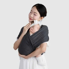 Địu Vải Em Bé Sling Dễ Địu Êm Vai An Toàn Cho Bé Sơ Sinh 0 - 24 Tháng