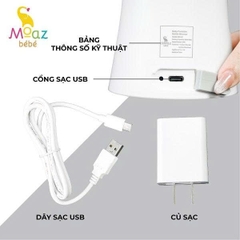 Máy hâm sữa di động không dây Moaz BéBé MB–041