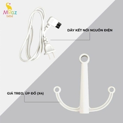 Máy tiệt trùng sấy khô úp bình sữa Moaz bébé UVC MB044