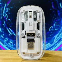 Chuột không dây ZERODATE T7 kết nối 3 thiết bị Bluetooth và USB 2.4G có sạc