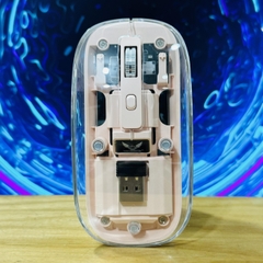 Chuột không dây ZERODATE T7 kết nối 3 thiết bị Bluetooth và USB 2.4G có sạc