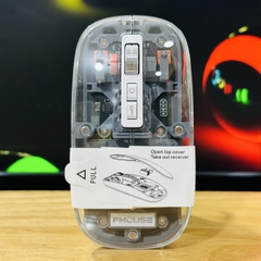 Chuột không dây FMOUSE M133 kết nối 3 thiết bị Bluetooth và USB 2.4G bộ sạc