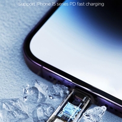 Cáp sạc PISEN 60w C to C dài 1 mét dây dù dùng cho điện thoại - lap - pad - mac phụ kiện phone Sạc Điện Thoại Usb Titan
