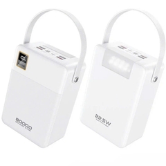 Pin sạc dự phòng Wekome WP 78 - 80.000 mah sạc nhanh 22.5w - 20w PD sạc điện thoại có đèn pin và đèn led hiển thị pin phụ kiện Pin Dự Phòng đa năng dung lượng lớn