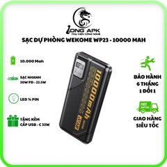 Pin sạc dự phòng Wekome WP-23 10.000 mah sạc nhanh 22.5w sạc điện thoại Pin Dự Phòng