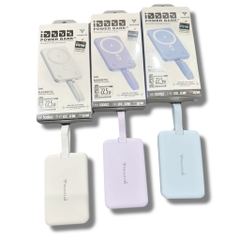 Pin sạc dự phòng không dây P21 phantom 10.000 mah sạc nhanh 22.5w - 20w PD