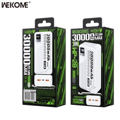 Pin sạc dự phòng Wekome WP-28 30.000 Mah sạc nhanh 22.5w sạc điện thoại Pin Dự Phòng