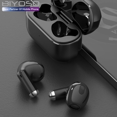 Tai nghe Bluetooth BIYOSO X25 TWS chống ồn vỏ nhôm âm thanh superbass Nhét Tai Nghe Nhạc Earphone