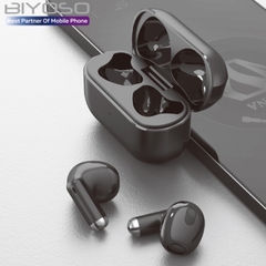 Tai nghe Bluetooth BIYOSO X25 TWS chống ồn vỏ nhôm âm thanh superbass Nhét Tai Nghe Nhạc Earphone