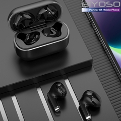 Tai nghe Bluetooth BIYOSO X25 TWS chống ồn vỏ nhôm âm thanh superbass Nhét Tai Nghe Nhạc Earphone