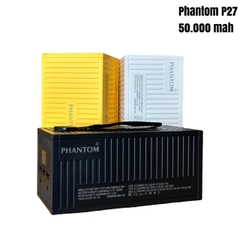 Pin sạc dự phòng PHANTOM P27 - 50000 mah sạc nhanh 22.5w - 20w PD