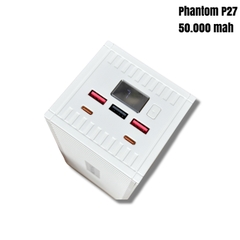Pin sạc dự phòng PHANTOM P27 - 50000 mah sạc nhanh 22.5w - 20w PD