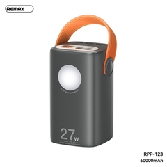 Pin sạc dự phòng REMAX RPP 123 - 60000 mah sạc điện thoại nhanh 27w PD - 22.5W Pin Dự Phòng Sạc Nhanh
