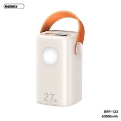 Pin sạc dự phòng REMAX RPP 123 - 60000 mah sạc điện thoại nhanh 27w PD - 22.5W Pin Dự Phòng Sạc Nhanh
