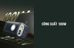 Pin sạc dự phòng 100w REMAX RPP 100 60000 MAH sạc LAPTOP , điện thoại đèn led