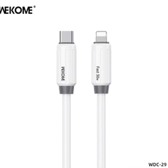 Cáp sạc nhanh 30w PD- WK WDC 29  Dây Silicone Siêu Bền - 1m phụ kiện sạc điện thoại Phone Usb C Type C - lP