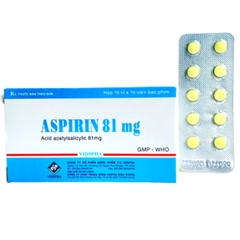 Thuốc ASPIRIN 81mg: Thông Tin, Công Dụng Ngừa Đột Quỵ & Lưu Ý Quan Trọng