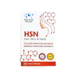 Viên uống Dưỡng Da, Móng và Tóc Deep Blue Health HSN Hair Skin & Nails 30 viên