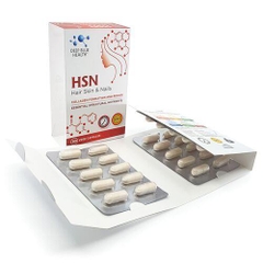 Viên uống Dưỡng Da, Móng và Tóc Deep Blue Health HSN Hair Skin & Nails 30 viên