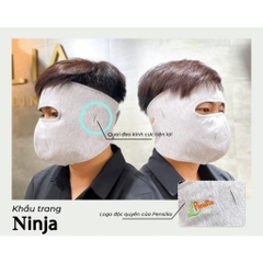Khẩu Trang Chống Nắng Chống Nám Chống Uv Cản Nhiệt Ninja Pensilia - 02 Cái