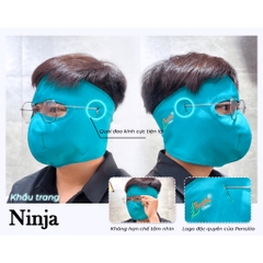 Khẩu Trang Chống Nắng Chống Nám Chống Uv Cản Nhiệt Ninja Pensilia - 02 Cái