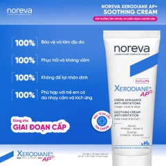 Kem dưỡng da làm dịu và cấp ẩm tức thì Noreva Xerodiane Ap+ Soothing Cream 40ml