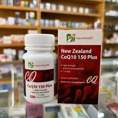 Viên Uống Bổ Tim Mạch, Chống Oxy Hóa, Sáng Da NzPureHealth New ZeaLand CoQ10 150 PLUS 30 Viên
