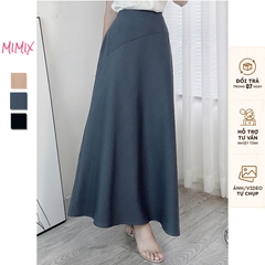 Chân Váy Trơn Form A Dáng Suông Dài Chất Tuyết Hàn Công Sở MIMIX - DH5