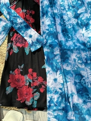 Set Váy Nữ Áo Thun Trễ Vai Tay Dài Kèm Chân Váy Dáng Dài Xòe Đi Biển MIMIX - FL8