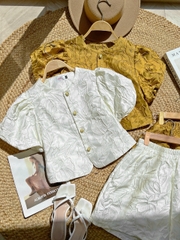 FQ0 - Set Short Taffeta Tay Bí