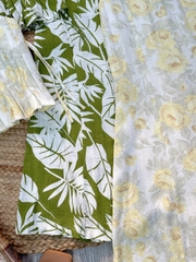 Set Váy Nữ Áo Sát Nách Nơ Đôi Mix Chân Váy Đuôi Cá Dáng Dài Chất Linen Gân Đi Biển MIMIX - FA0