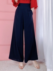 Quần Tây Nữ Ống Rộng Bản To Chất Đũi Cát Đi Làm Đi Tiệc MIMIX - AO1