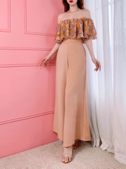 Quần Tây Ống Rộng Dáng Dài Đi Làm Đi Chơi Chất Luạ Chéo MIMIX - BD0
