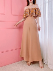 Quần Tây Ống Rộng Dáng Dài Đi Làm Đi Chơi Chất Luạ Chéo MIMIX - BD0