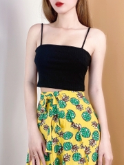 Áo 2 Dây Croptop Chất Thun Gân Đi Chơi Đi Biển MIMIX - CA0
