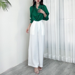 Quần Suông Dáng Dài Có Nút Cài Đi Làm Đi Chơi Đi Tiệc MIMIX - CW1